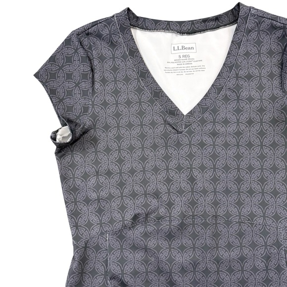 L.L. Bean Dresses & Skirts - L.L. Bean Lycra Active Geometric Print Dress Small